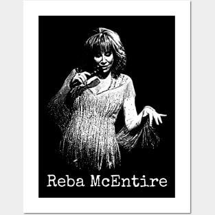 Vintage Reba McEntire // 90s Aesthetic Design Posters and Art